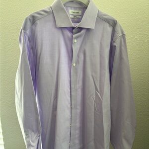 Calvin Klein Light Purple Dress Shirt